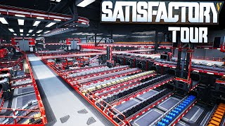 My 500 HOUR Satisfactory Update 6 Factory Tour [upl. by Htidirrem]