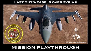 DCS World Last Out Weasels Over Syria II  First Look [upl. by Ailel]