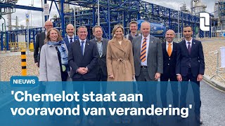 Koningin Máxima heeft duurzame middag bij Chemelot  L1 Nieuws [upl. by Schaab]