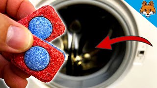 POUR CETTE RAISON tu devrais mettre des pastilles de lave vaisselle dans ton lave linge 💥GÉNIAL 🤯 [upl. by Garry]