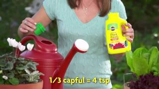 How to Use MiracleGro® Liquid All Purpose Plant Food Concentrate [upl. by Aham835]