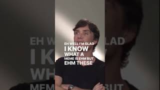 Cillian Murphy REACTS to the DISAPPOINTED Cillian Murphy MEME shorts [upl. by Marice]