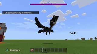 How to spawn the EnderDragon using command blocks PS4XBOXPC [upl. by Anierdna487]