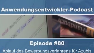 Ablauf des Bewerbungsverfahrens für Fachinformatiker Anwendungsentwicklung [upl. by Hanikas]