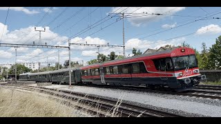 OeBB OensingenBalsthalBahn amp Re 44 11173 vom Verein DSF in Bülach [upl. by Ymarej]