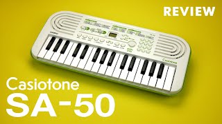 Casiotone SA50  Casios New Mini Keyboard [upl. by Ilime]