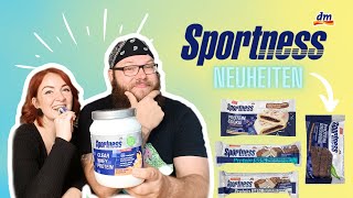 Feine FITNESS Neuheiten Haul amp TasteTest von dm Sportness  Birthday Cookie Protein Brownie amp mehr [upl. by Dusty]