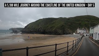 A real time drive around the coastline of the United Kingdom  Day 5 [upl. by Aihtenak]