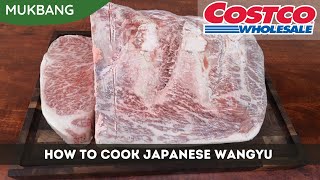 How NOT to Cook Japanese A5 Wagyu from Costco  2021 [upl. by Clarie940]