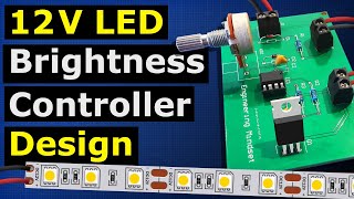 LED Dimmer controller design  Electronics engineering pulse width modulation [upl. by Linus]