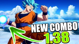 DBFZ new patch 138  New GOKU combo is awesome [upl. by Fonzie]