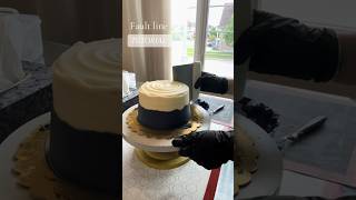 Fault line cake tutorial caketutorial caketrends customizedcakes tutorial faultlinetutorial [upl. by Wang892]