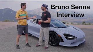 Bruno Senna Interview Developing Race Cars and Road Cars with McLaren [upl. by Rostand655]