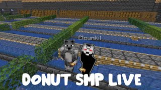 DONUT SMP Building LARGE KELP Farm and RATING BASES  500k  skelli spawner for best Base [upl. by Nylacaj]