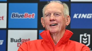 Master coach Wayne Bennett on the move [upl. by Nerw386]