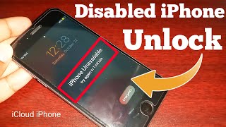 How To Unlock Any Disabled iPhone  Unlock iPhone If Forget Password  Remove Passcode [upl. by Enitsenrae]