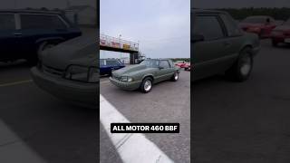 All MOTOR 460 Big Block Ford Fox Body Coupe fullsend [upl. by Sixele]