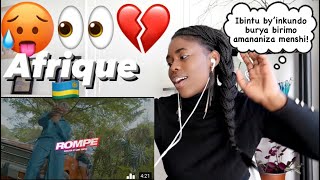 Afrique  Rompe Official Video Reaction Video  Chris Hoza [upl. by Cati]