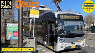 4K Qbuzz lijn 10 Station Groningen Noord  Maartenshof  2022 [upl. by Veneaux]