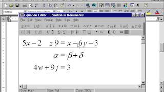 Creating numbering and cross referencing equations with Microsoft Word Video 4 Equation Edits [upl. by Komara892]