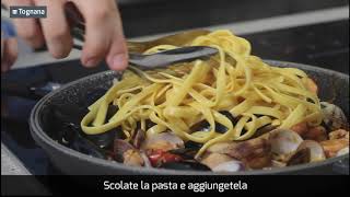 Linguine ai frutti di mare con Fornetto Rotondo SPHERA [upl. by Nwahsir]