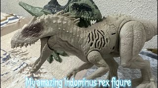 INDOMINUS REX RETURNS Sound surge Indominus rex mattel from Dino trackers line [upl. by Gleeson]