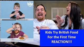 Americans React to Kids Try British Food REACTION [upl. by Cock]