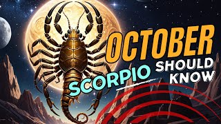 October 2024 SCORPIO HOROSCOPE Key Astrological Predictions and Insights [upl. by Ifen]