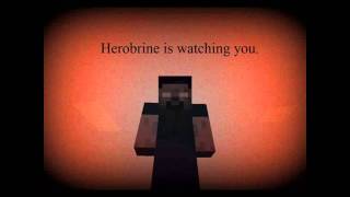 Scary Herobrine Song Herobrine is watching you [upl. by Dnalsor]