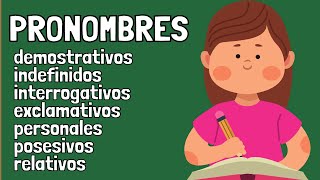 Los PRONOMBRES tipos y EJEMPLOS oraciones para estudiantes✍️ [upl. by Noak595]