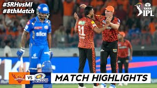 SRH vs MI 8th Match IPL 2024 Highlights  IPL Highlights 2024  SRH vs MI highlights today [upl. by Mclaughlin]