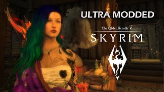 EXPLORING TAMRIEL  Ultra Modded Skyrim [upl. by Anzovin]