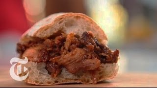 SmallBatch Pulled Pork Recipe  Cooking With Melissa Clark  The New York Times [upl. by Akirdnwahs]