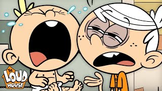 Baby Lily Being Loud amp Crying for 21 Minutes 😫  The Loud House [upl. by Notsruht]