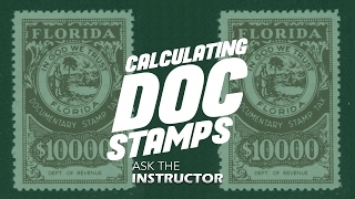 Calculating Doc Stamps  Ask The Instructor [upl. by Kris]