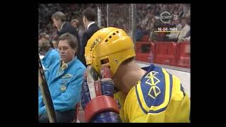 IIHF WC 1989 Day 02 Sweden vs USA 16 Apr 1989 [upl. by Naples]