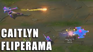 Caitlyn Fliperama Rework 2021  League of Legends Prévia [upl. by Einberger873]