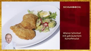 Alfons Schuhbeck  Wiener Schnitzel mit Kartoffelsalat [upl. by Brigette]