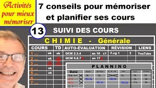 7 conseils pour mémoriser efficacement et planifier ses cours 13 [upl. by Shel934]