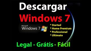 2023 COMO DESCARGAR WINDOWS 7  RÁPIDO Y FACIL [upl. by Rudwik]