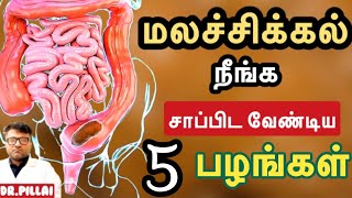 மலச்சிக்கலை போக்கும் 5 பழங்கள் இதோ  5 Fruits to avoid Constipation  DrPillai  TAMIL [upl. by Ilrebmyk793]