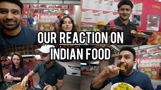 OUR REACTION TRYING INDIAN FOOD  VLOG 213 [upl. by Pelletier417]