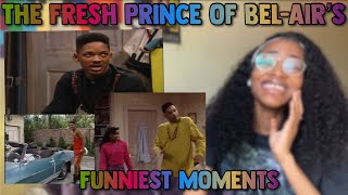 The Fresh Prince of BelAir’s Funniest Moments  REACTION [upl. by Valery392]