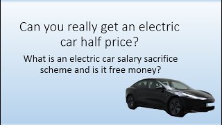 Electric car salary sacrifice scheme some risks [upl. by Zacarias221]