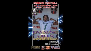 2023 GF AllAmerican Bowl Game Commit DB Dwayne Mills Slidell High School Slidell LA [upl. by Aineles]