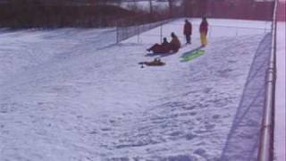 Sledding at Fox High School [upl. by Libby]