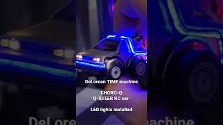 DeLorean QSTEER RC car LED CHOROQ Takara Tomy チョロＱ Qステア キューステア デジQ デジキュー [upl. by Nnaitsirk]