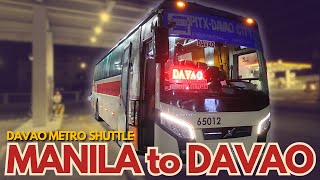 3D2N bus ride from PITXManila to Davao via Surigao Butuan San Franz Tagum  Davao Metro Shuttle [upl. by Tlihcox]