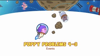 CodeSpark Academy Puzzles 48  Learn to Code Events Gameplay Puppy Problems  Coding Game Tutorial [upl. by Attennek949]