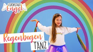 Regenbogen Tanz  Kinderlieder zum Tanzen  Kindertanz  GroßstadtEngel [upl. by Santini]